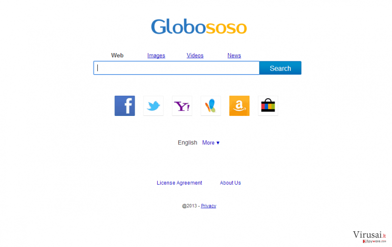 Globososo virusas ekrano nuotrauka Globososo virusas ekrano nuotrauka