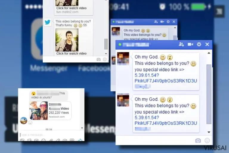 "Is that you" Facebook virusinis pranešimas