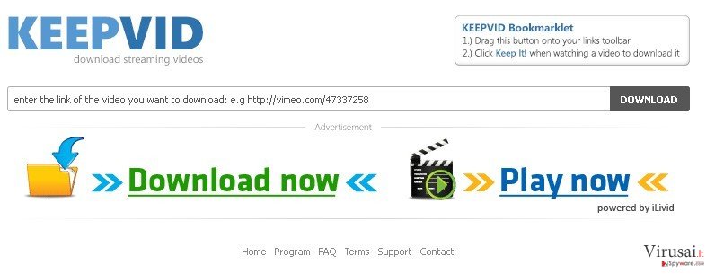 KeepVid.com ekrano nuotrauka KeepVid.com ekrano nuotrauka