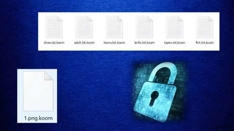 Koom ransomware virusas