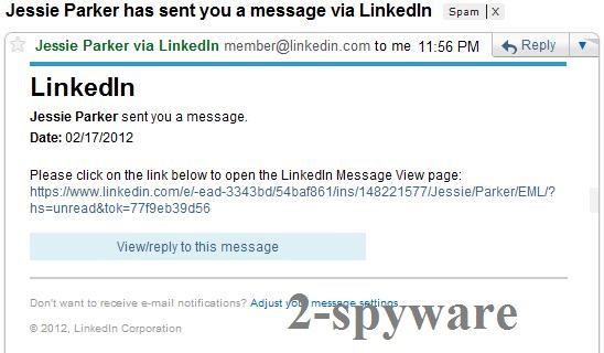 LinkedIn virus ekrano nuotrauka LinkedIn virus ekrano nuotrauka