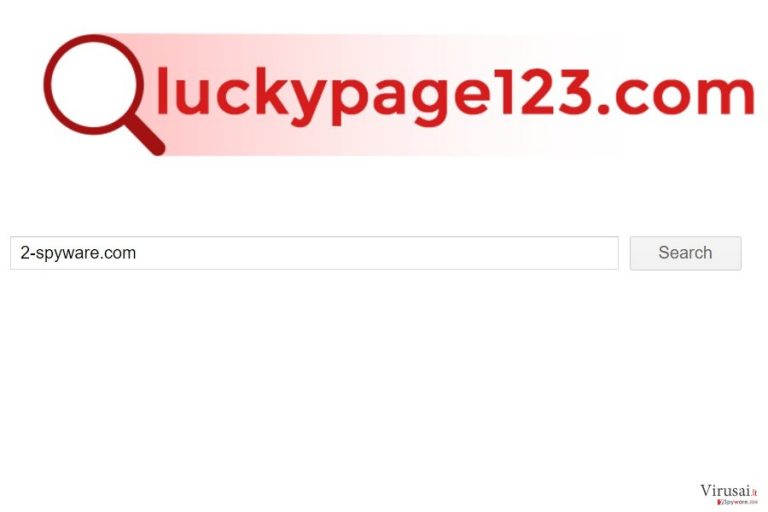 Luckypage123.com virus