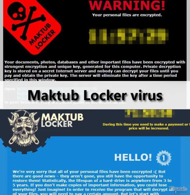 Maktub Locker virus