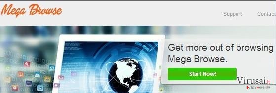 Mega Browse ekrano nuotrauka Mega Browse ekrano nuotrauka