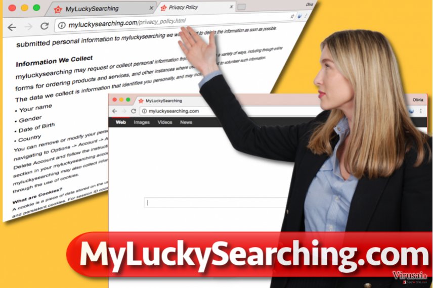 MyLuckySearching.com virusas