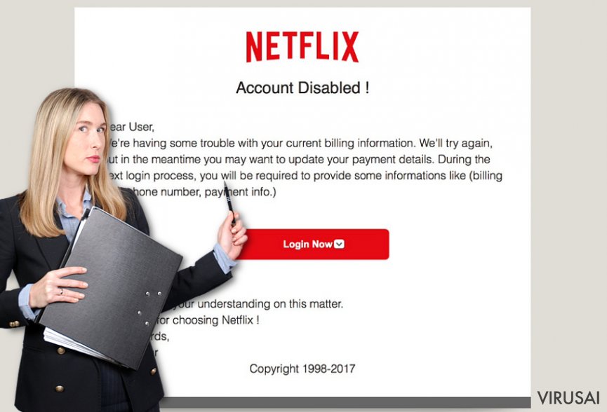 Netflix.com pop-up ads