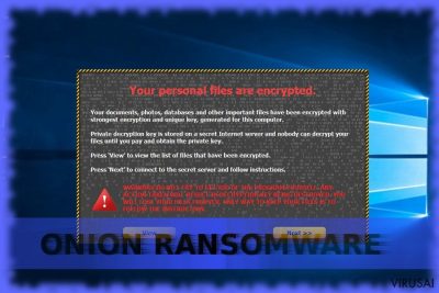 Onion ransomware