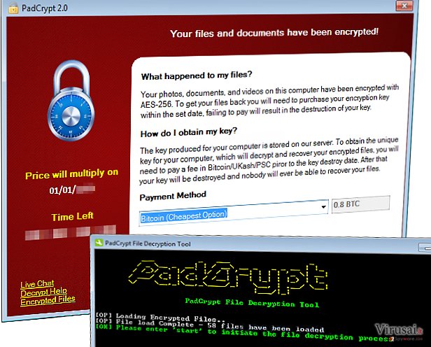 PadCrypt ransomware