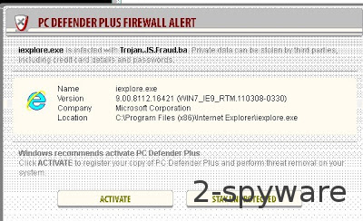 PC Defender Plus Firewall Alert ekrano nuotrauka PC Defender Plus Firewall Alert ekrano nuotrauka