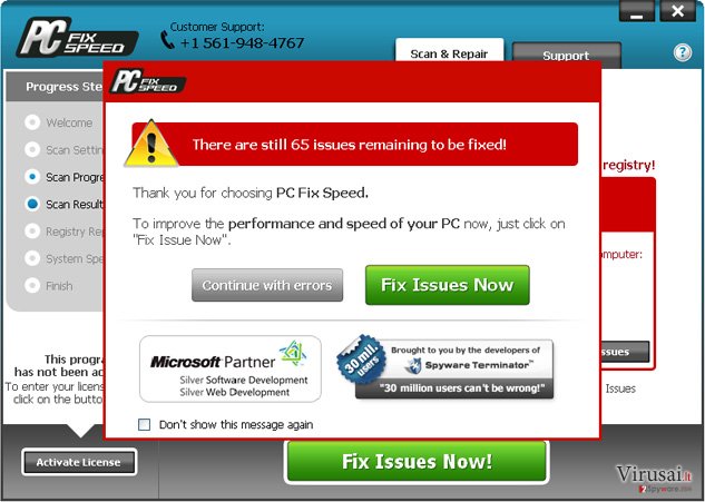 PC Fix Speed ekrano nuotrauka PC Fix Speed ekrano nuotrauka