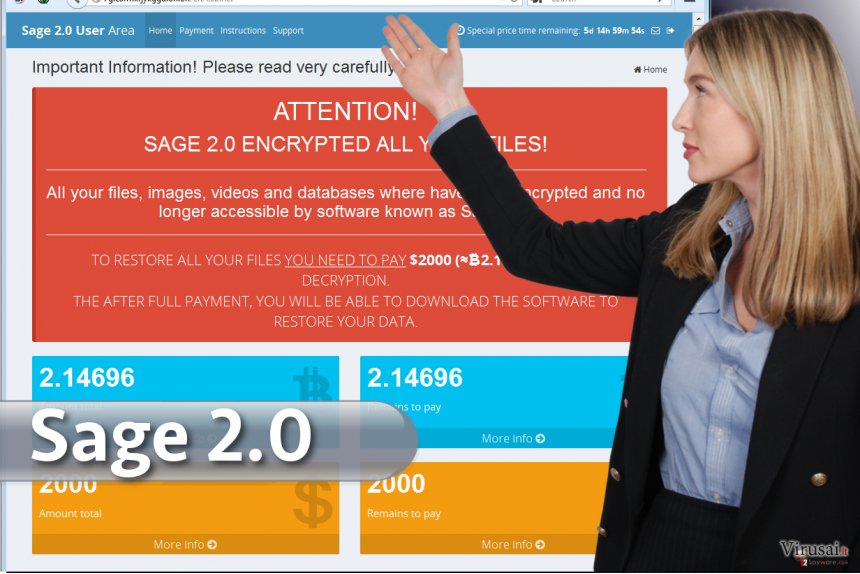 Sage 2.0 virusas Sage 2.0 virusas
