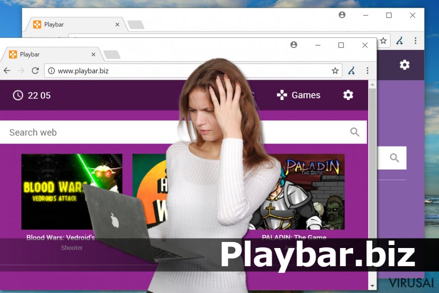 „Playbar.biz“ svetainės pavyzdys