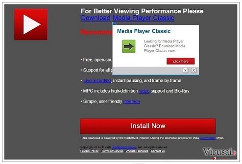 PremiumPlayerUpdates.com virusas ekrano nuotrauka PremiumPlayerUpdates.com virusas ekrano nuotrauka