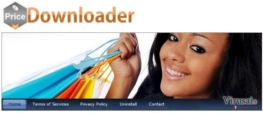 PriceDownloader virusas ekrano nuotrauka PriceDownloader virusas ekrano nuotrauka