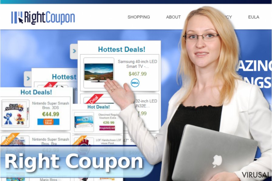 Right Coupon pop-up ads