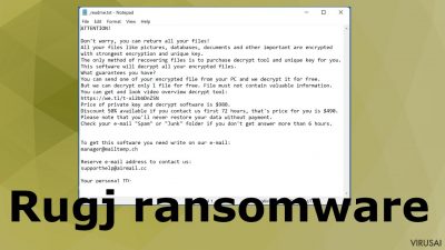Rugj ransomware