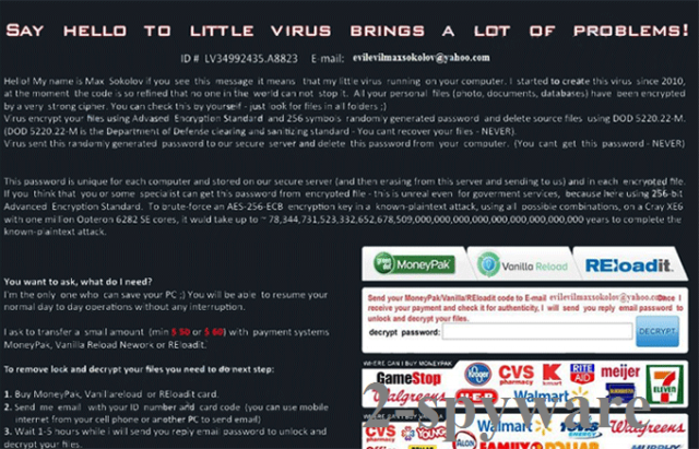 Say Hello To Little Virus Brings A Lot Of Problems virus ekrano nuotrauka Say Hello To Little Virus Brings A Lot Of Problems virus ekrano nuotrauka