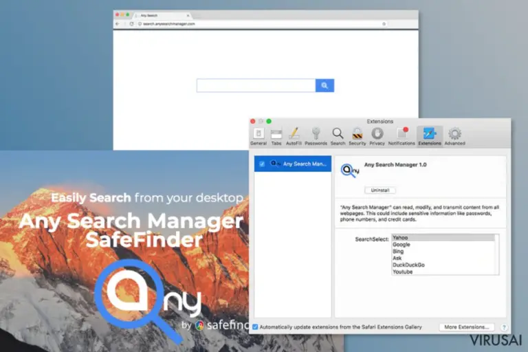 Search.anysearch.com viruso pavyzdys