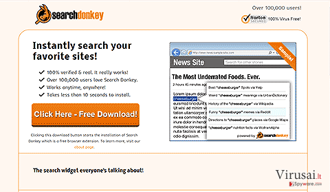 Search Donkey ekrano nuotrauka Search Donkey ekrano nuotrauka