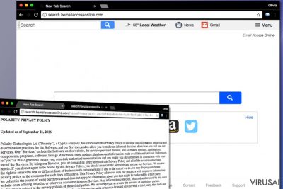 Search.hemailaccessonline.com virusas