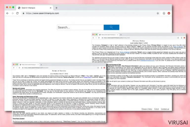 Searchmarquis naršyklės kenkėjas