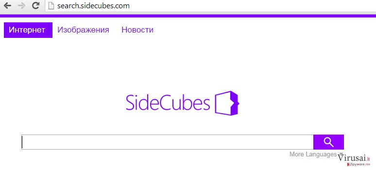 Search.sidecubes.com ekrano nuotrauka Search.sidecubes.com ekrano nuotrauka