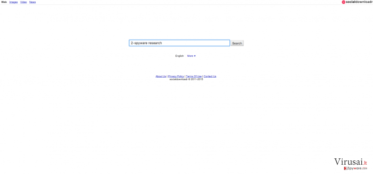 Search.socialdownloadr.com virusas ekrano nuotrauka Search.socialdownloadr.com virusas ekrano nuotrauka