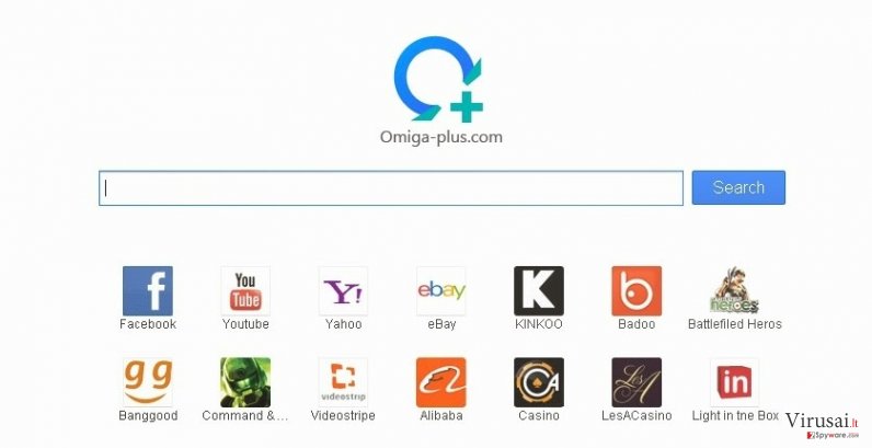 Searches.omiga-plus.com virusas ekrano nuotrauka Searches.omiga-plus.com virusas ekrano nuotrauka
