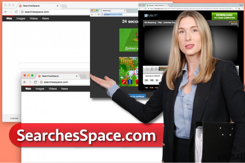 SearchesSpace.com virusas SearchesSpace.com virusas