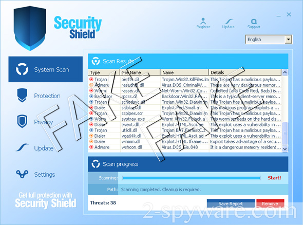 Security Shield ekrano nuotrauka Security Shield ekrano nuotrauka