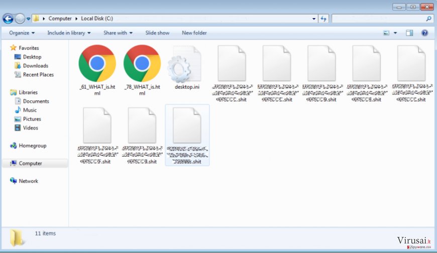Locky virusas ekrano nuotrauka Locky virusas ekrano nuotrauka