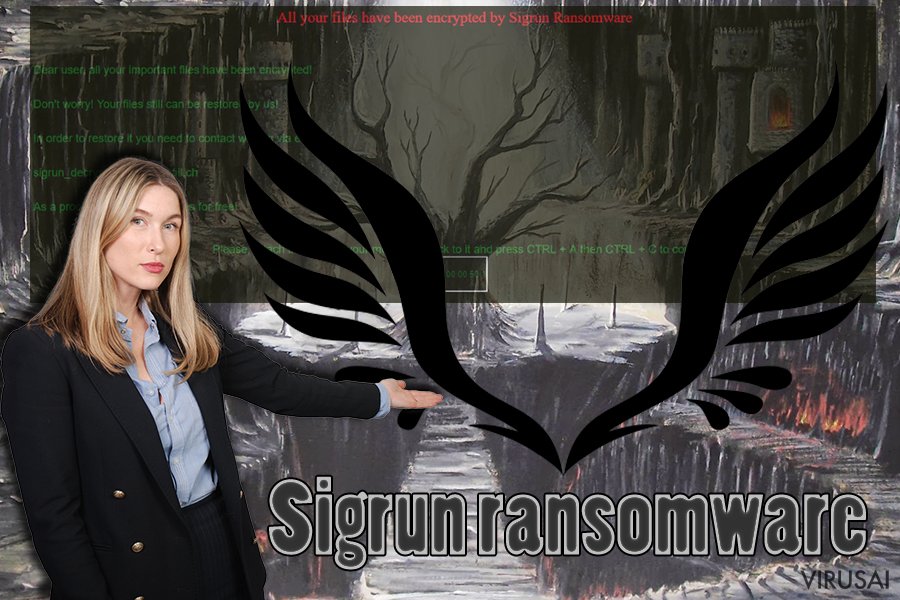 Sigrun ransomware virusas