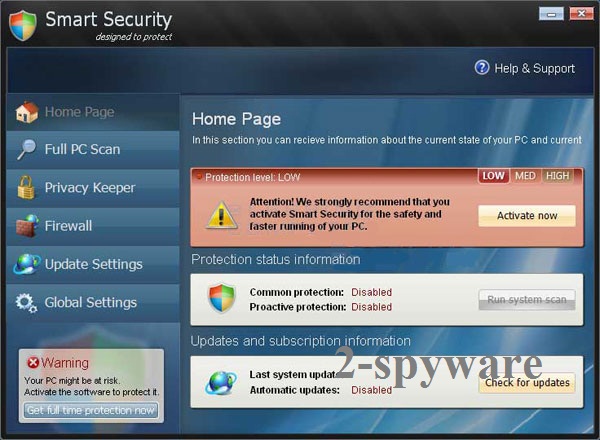 Smart Security virusas ekrano nuotrauka Smart Security virusas ekrano nuotrauka