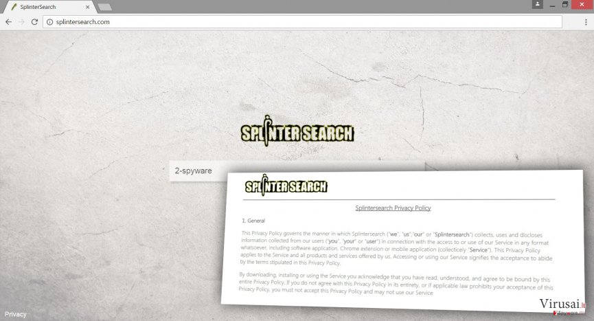 Splintersearch.com puslapis Splintersearch.com puslapis