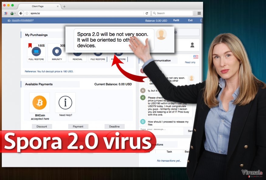 Spora 2.0 virusas Spora 2.0 virusas