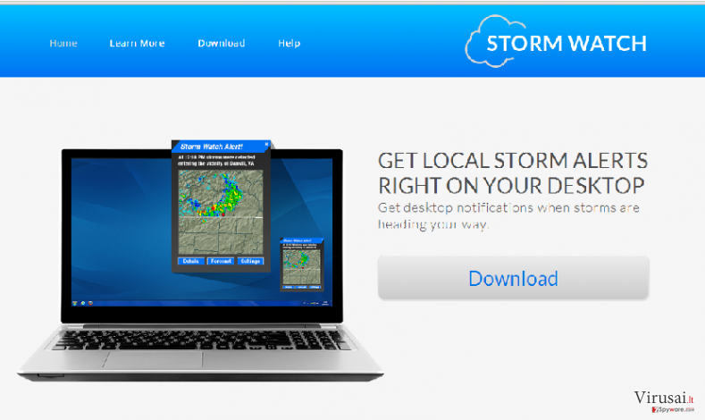 StormWatch reklamos ekrano nuotrauka StormWatch reklamos ekrano nuotrauka