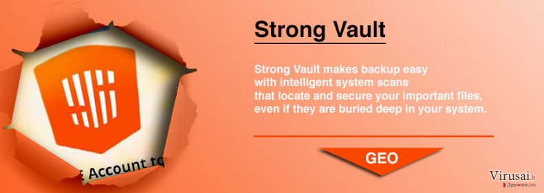 StrongVault Online Backup ekrano nuotrauka StrongVault Online Backup ekrano nuotrauka