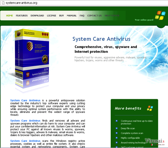 Systemcare-antivirus.org ekrano nuotrauka Systemcare-antivirus.org ekrano nuotrauka