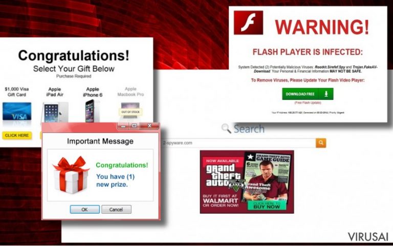 Reklamų, kurias pateikia Tags.bluekai.com virusas pavyzdys