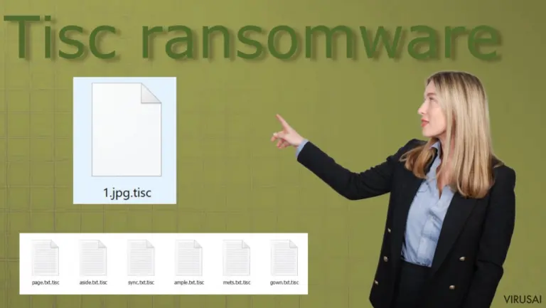 Tisc failų užrakinimo virusas