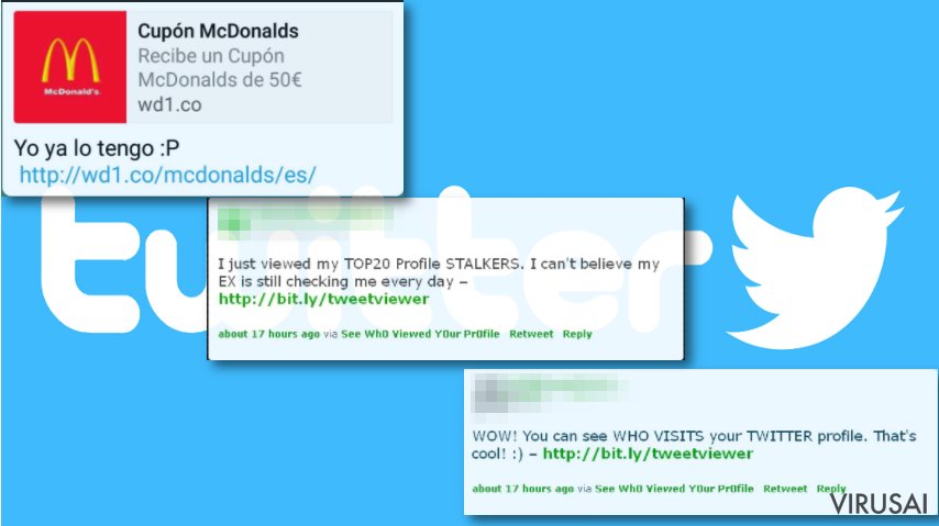 Twitter virusas ekrano nuotrauka Twitter virusas ekrano nuotrauka
