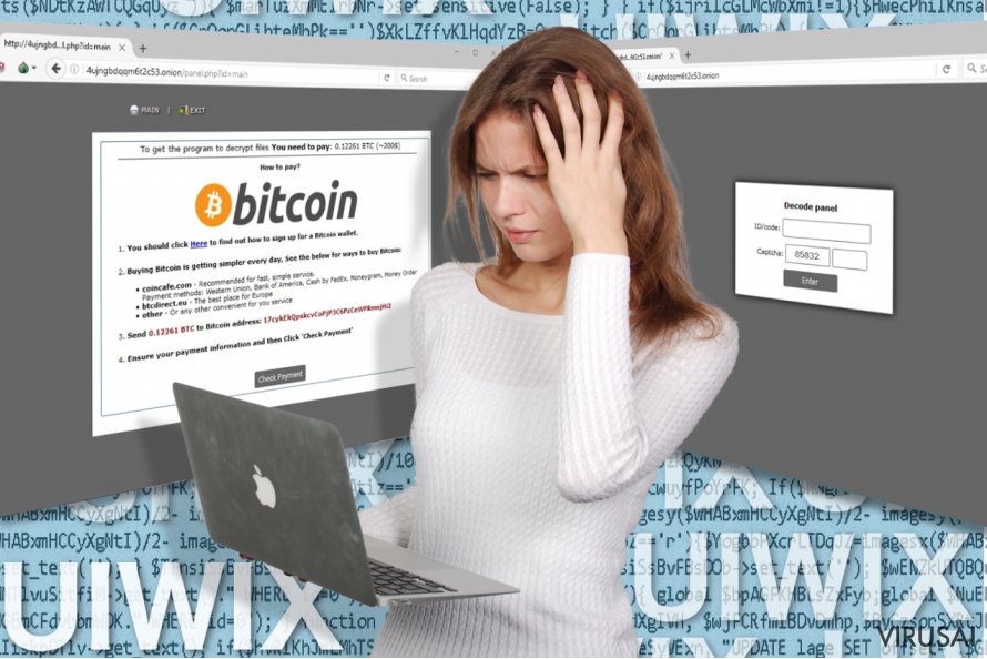 UIWIX ransomware viruso nuotrauka