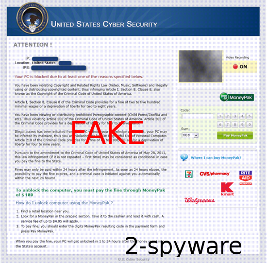 United States Cyber Security virus ekrano nuotrauka United States Cyber Security virus ekrano nuotrauka