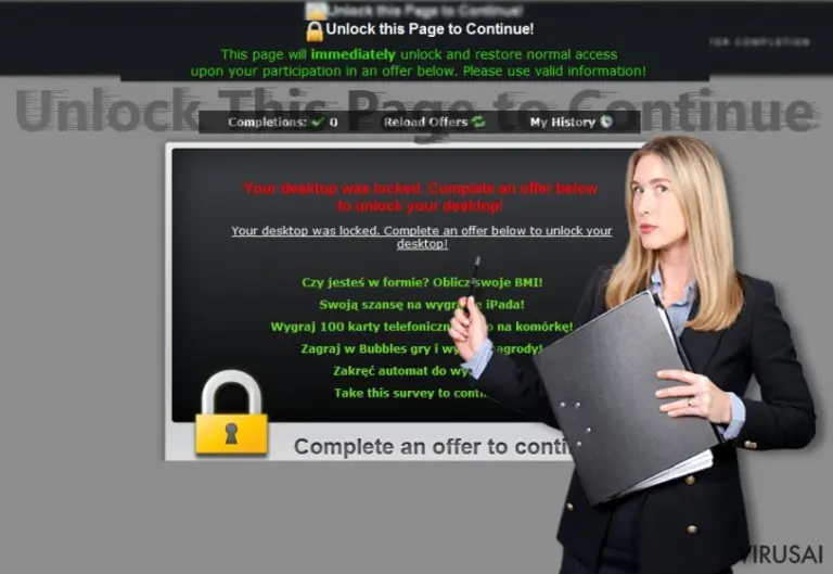 Unlock This Page virusas