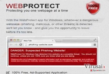 Web Protect virusas ekrano nuotrauka Web Protect virusas ekrano nuotrauka