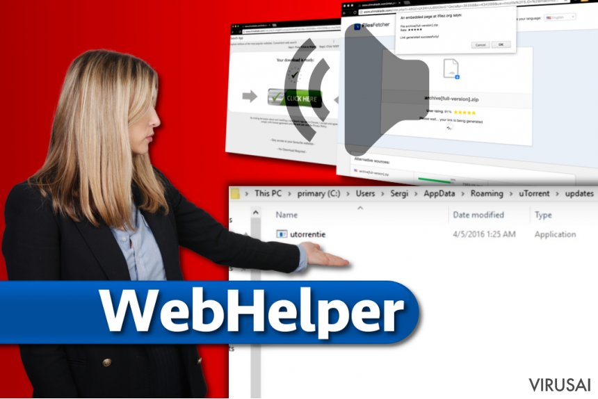 Webhelper virusas