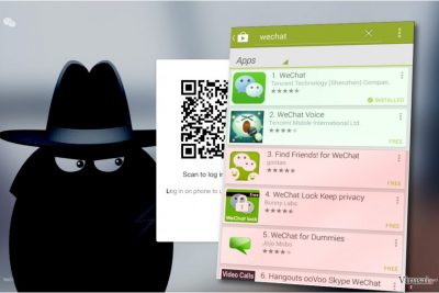 WeChat virusas