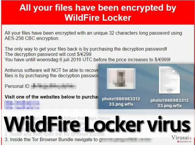 WildFire Locker virus