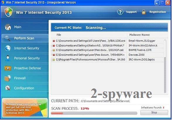 Win 7 Internet Security 2013 ekrano nuotrauka Win 7 Internet Security 2013 ekrano nuotrauka