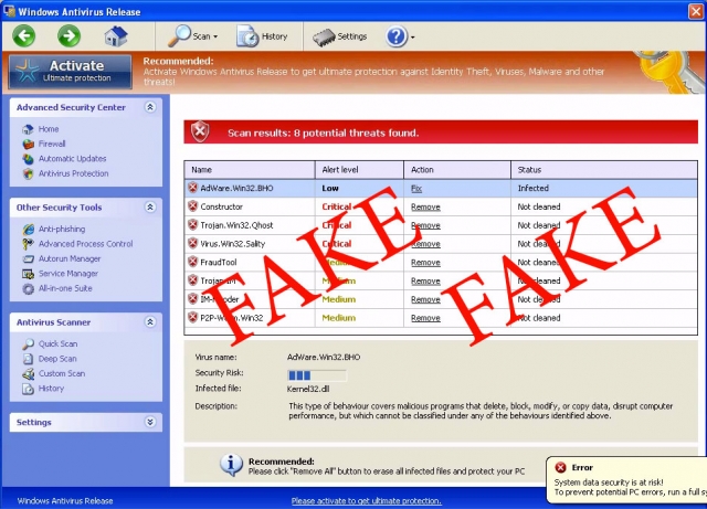 Windows Antivirus Release ekrano nuotrauka Windows Antivirus Release ekrano nuotrauka